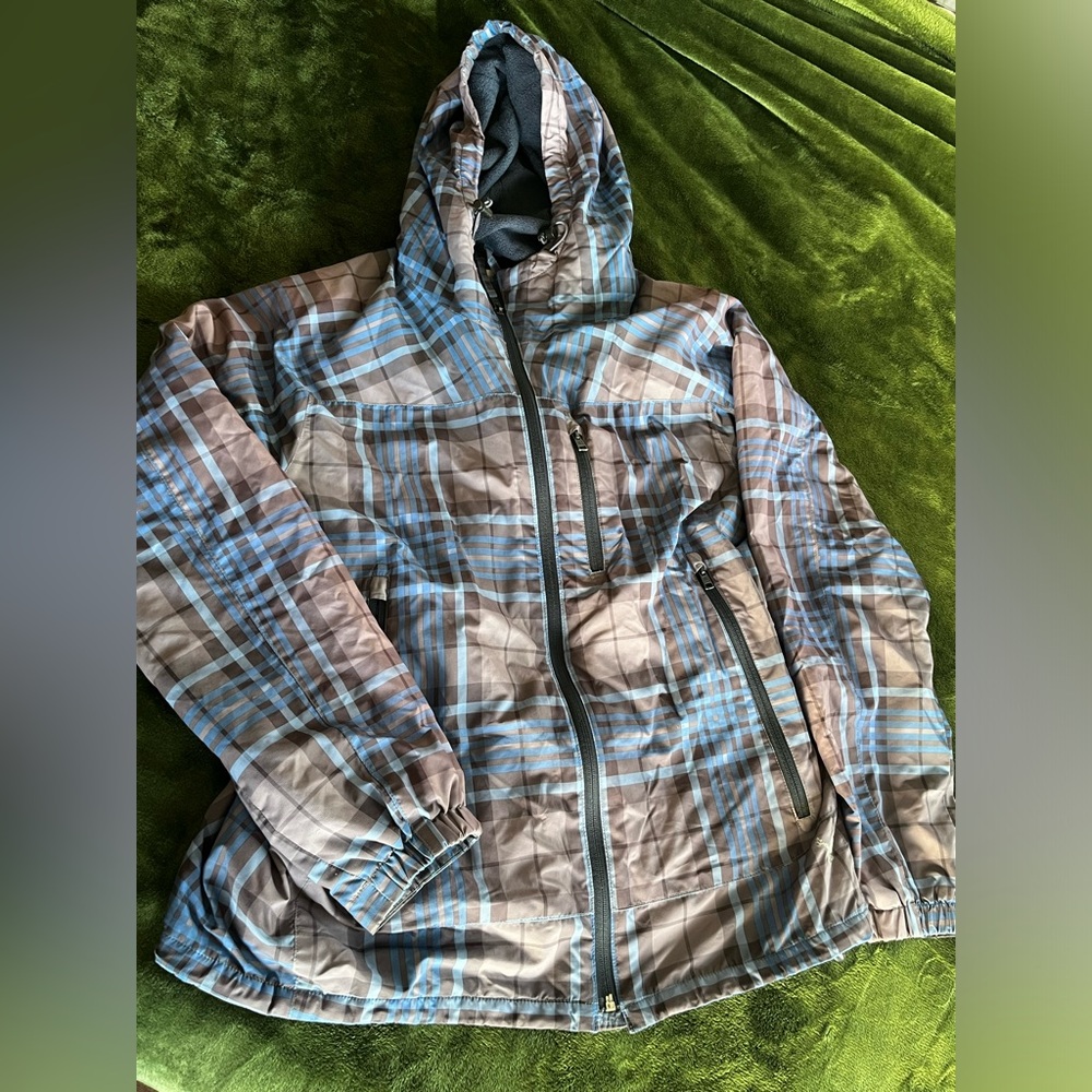 American Eagle Plaid Coat